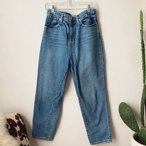 Madewell High Rise Mom Jean